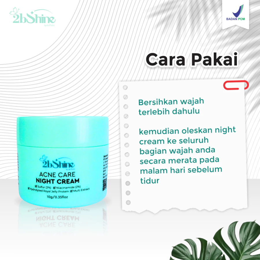 Acne Care Night Cream - Krim Malam Untuk Kulit Berjerawat - Image 4