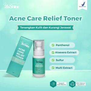 Acne Care Relief Toner - Melembabkan Kulit Wajah yang Berjerawat