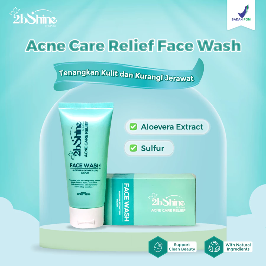 Acne Care relief Face Wash - Sabun Pembersih Wajah Untuk Kulit Berjerawat