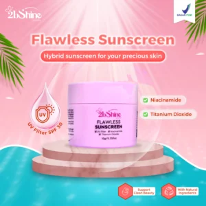 Flawless Hybrid Sunscreen UV Filter - Tabir Surya Rawat Kulit Luar dan Dalam